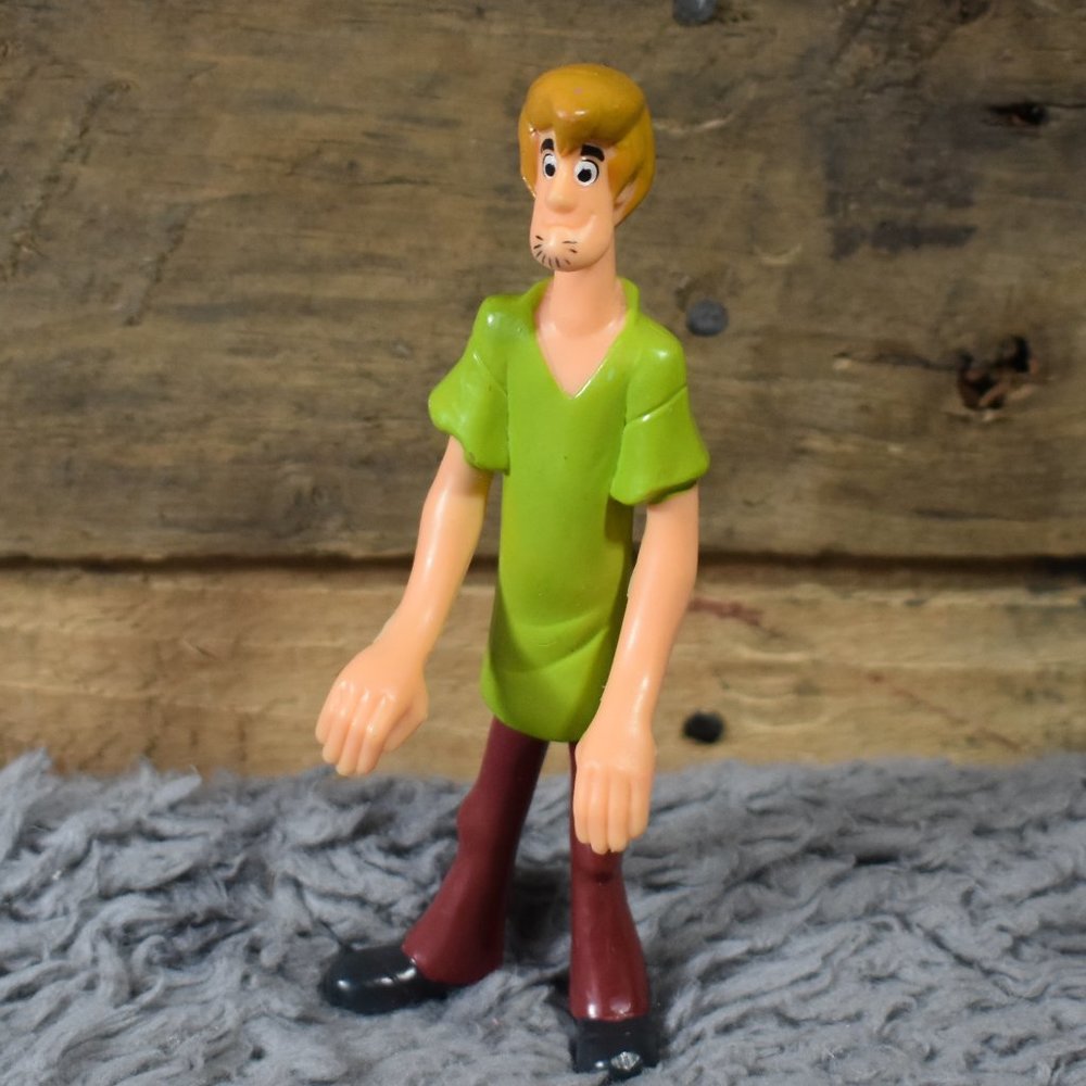 Vintage Shaggy from Scooby Doo Bendable Burger King Toy